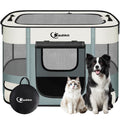 Siedihit 31" Dog Playpen,Cat Puppy Pen, Pet Portable Crate Indoor Outdoor
