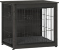 27" Dog Crate Furniture, Dog Kennel Indoor, with Waterproof Cushion