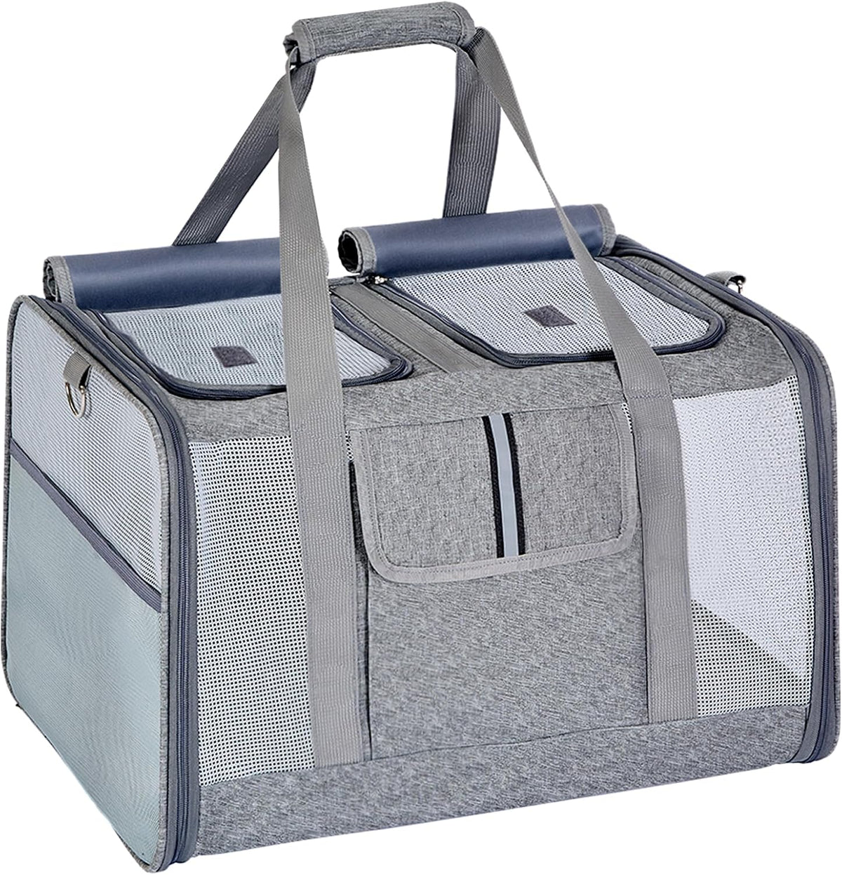 Cat Carrier for 2 Cats, Large Soft-Sided Pet Travel Carrier