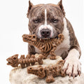 3-Pack Dog Toys for Aggressive Chewers 25-90 lbs,Bacon Flavored