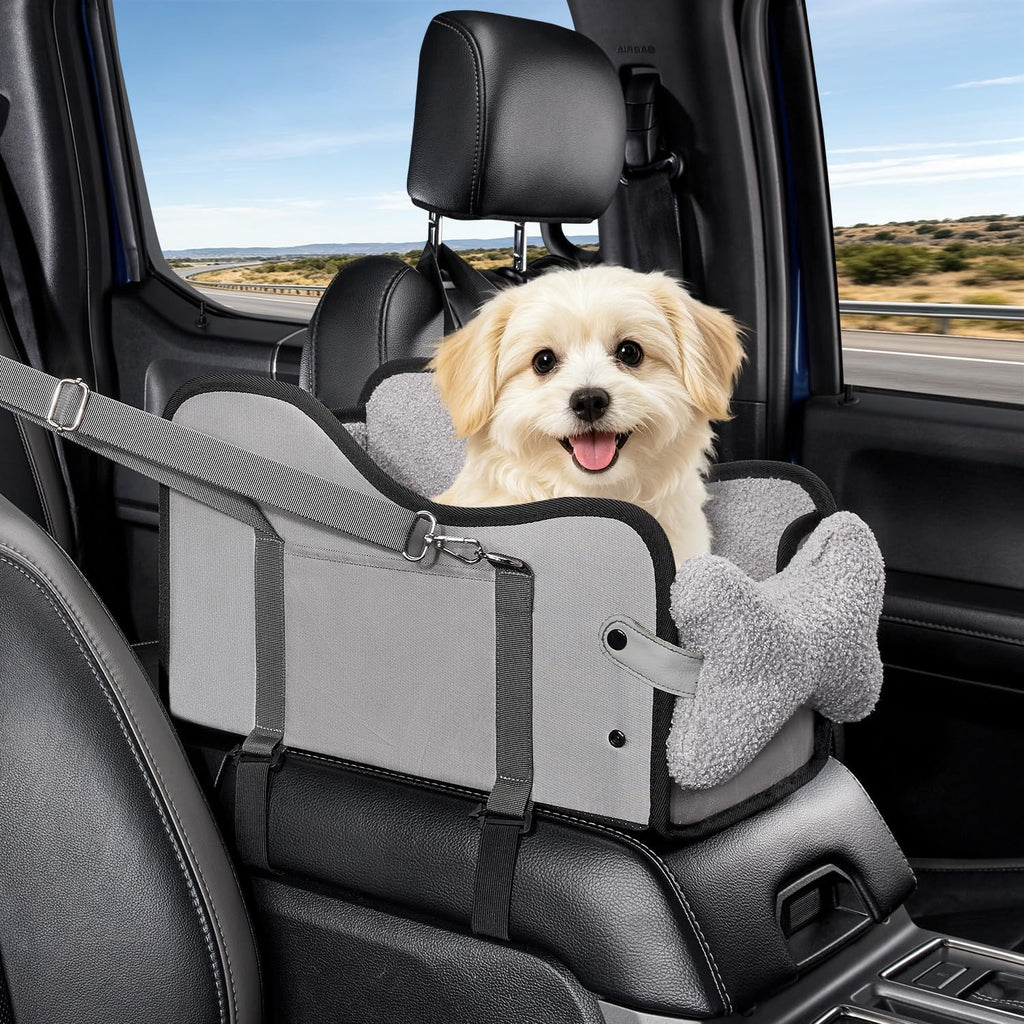 Center Console Dog Car Seat for Small Dogs,Fit for Full Size Truck