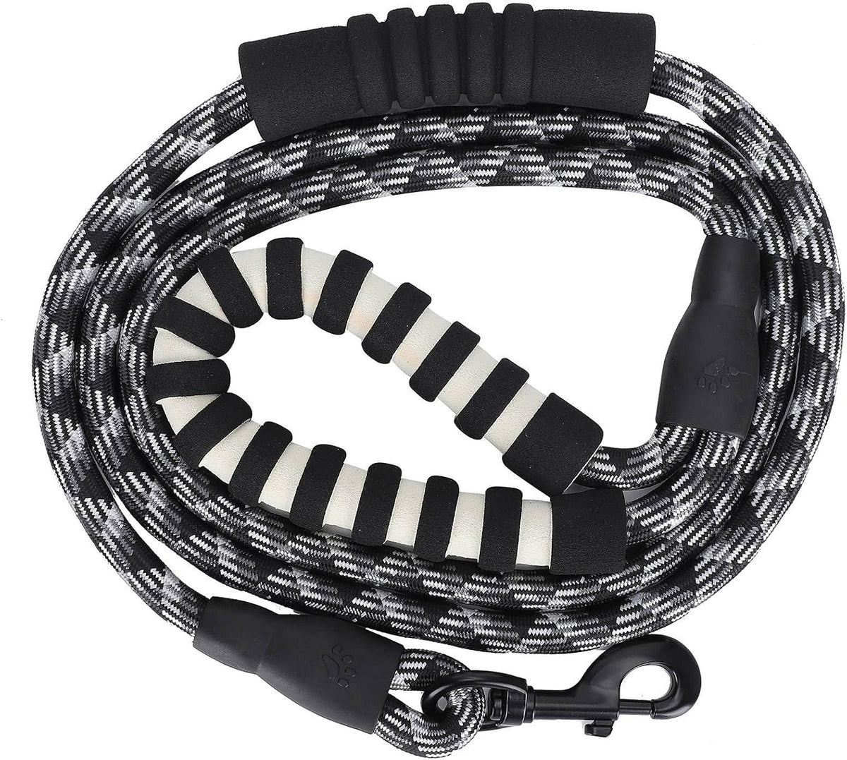 Reflective Dog Leash, Padded Handle 360 Swivel Hook for Walking