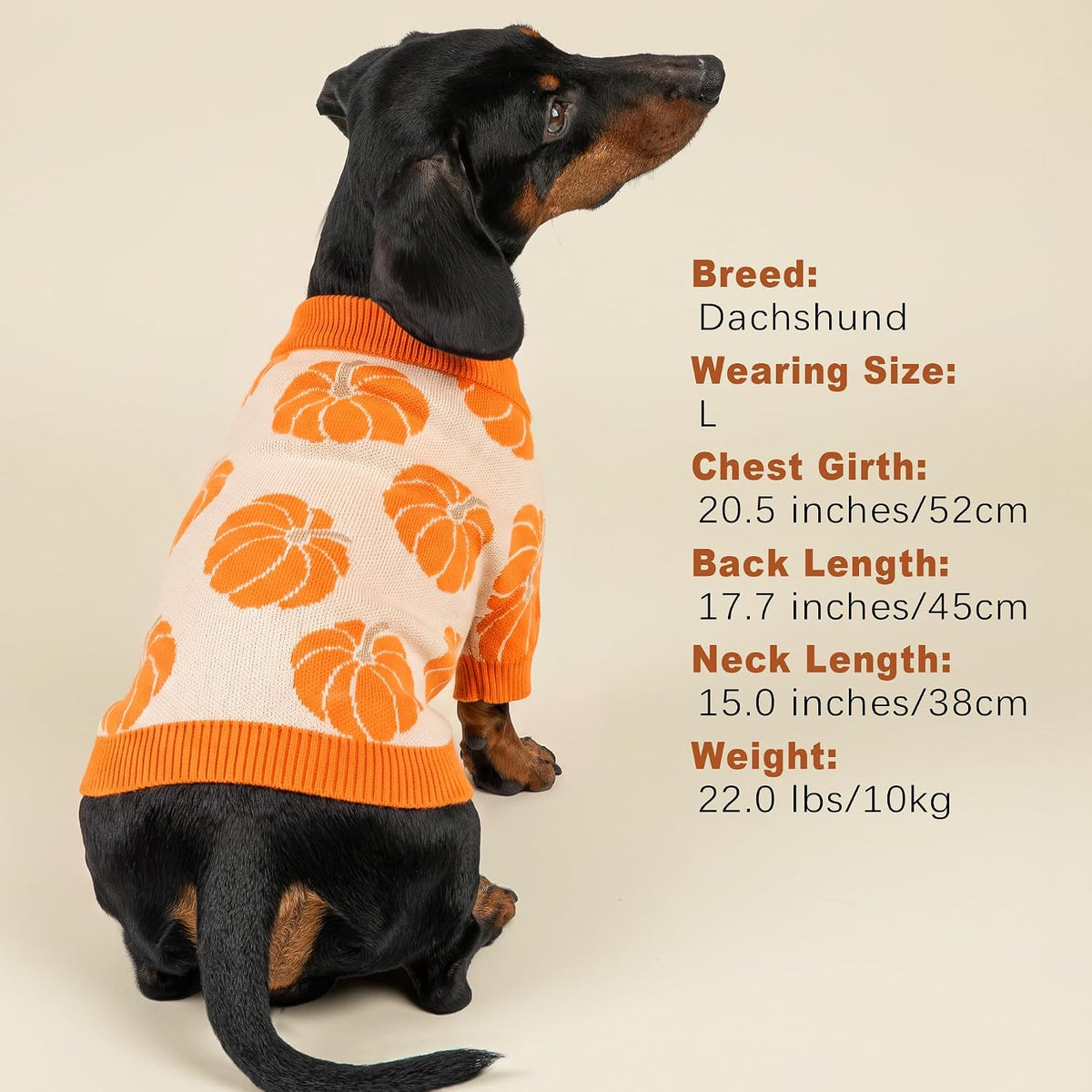 Dog Sweater Clothes for Small Dogs Stylish Halloween Costume