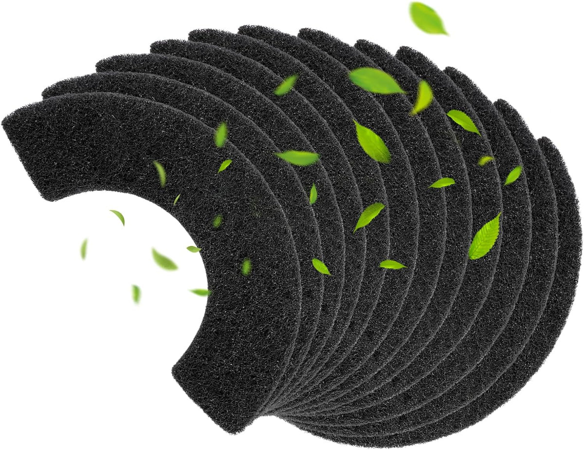 8 Pack 0.5" Thickened Activated Carbon Filters Compatible with LR 4
