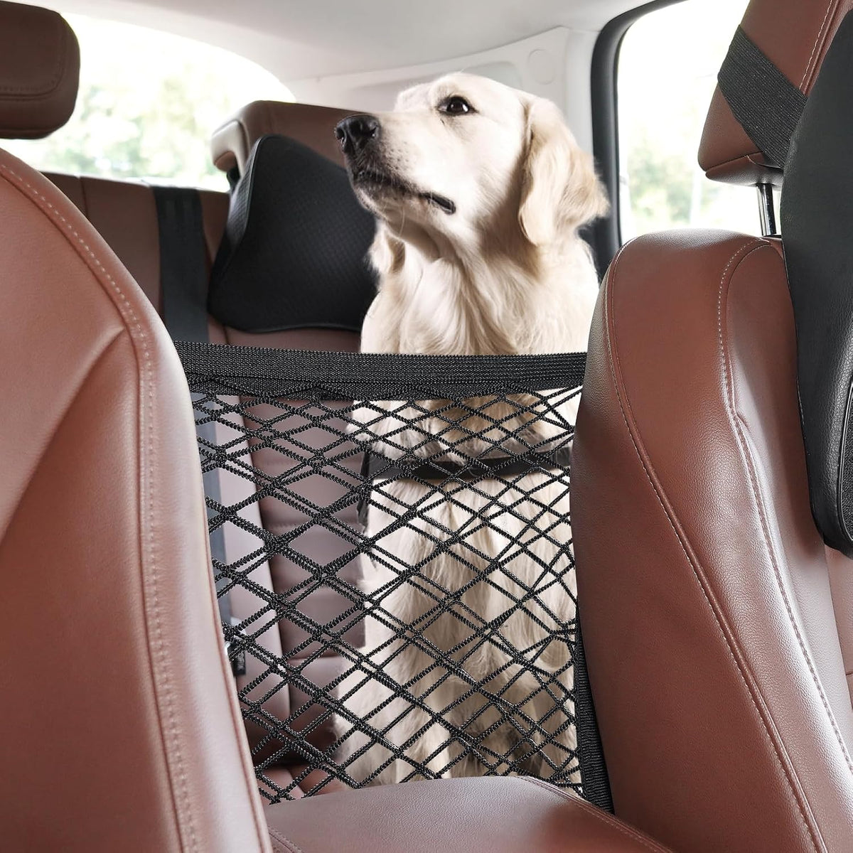 rabbitgoo Dog Car Net Barrier for SUVs, Car Divider, Easy to Install