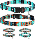 Tribal Aztec Cat Collar 2-Pack, Breakaway with Bell