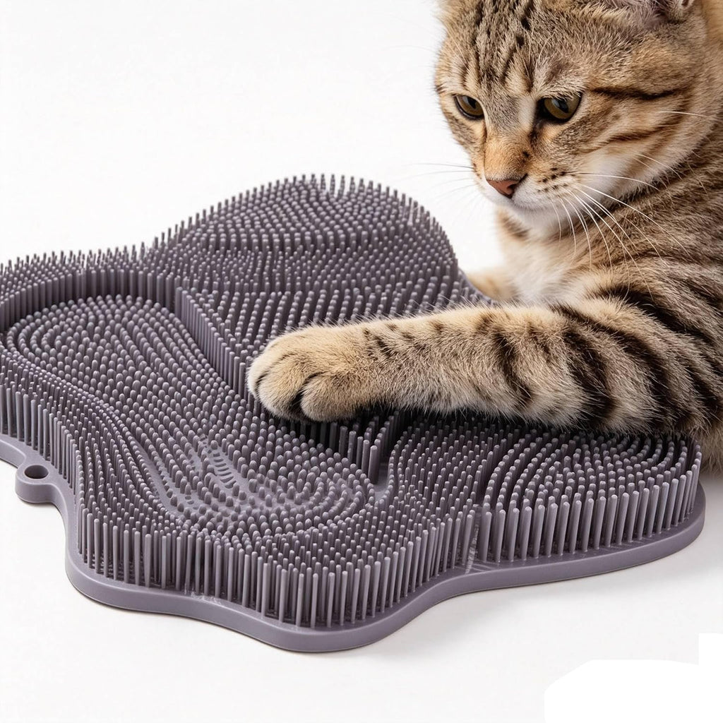 Silicone Pet Massage Mat Self-Grooming Brush for Cats and Dogs