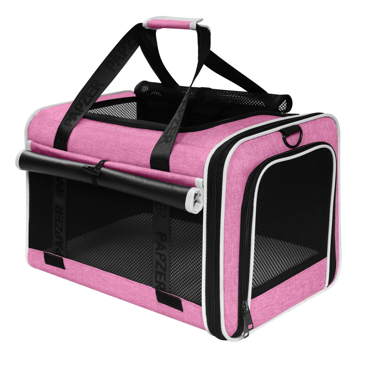 Cat Carrier for Travel, Soft-Sided, Top Loading, Privacy Curtain, to 20 lbs