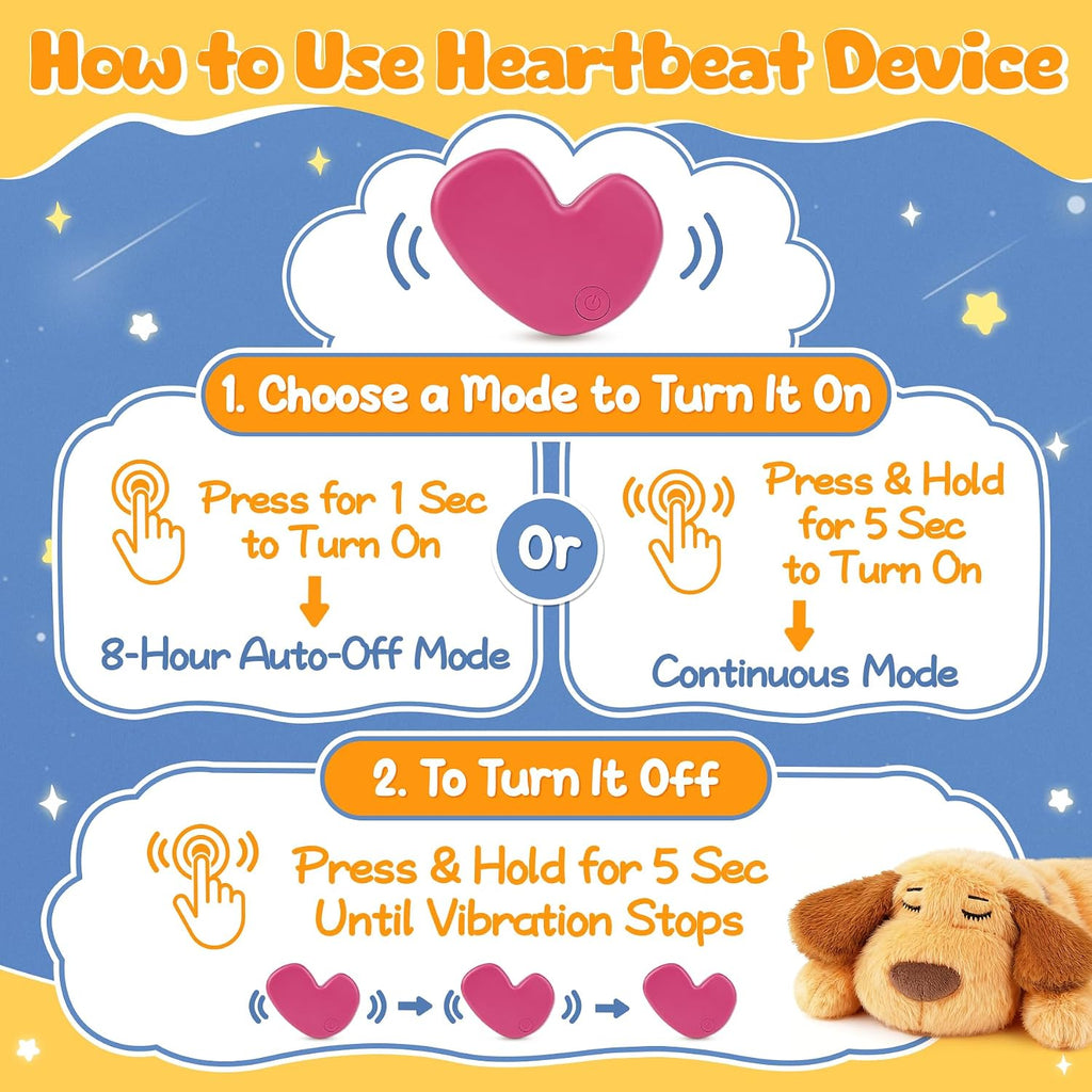 Heartbeat Puppy for Dogs, Calming Set with Lick Mat, Puppy Essentials