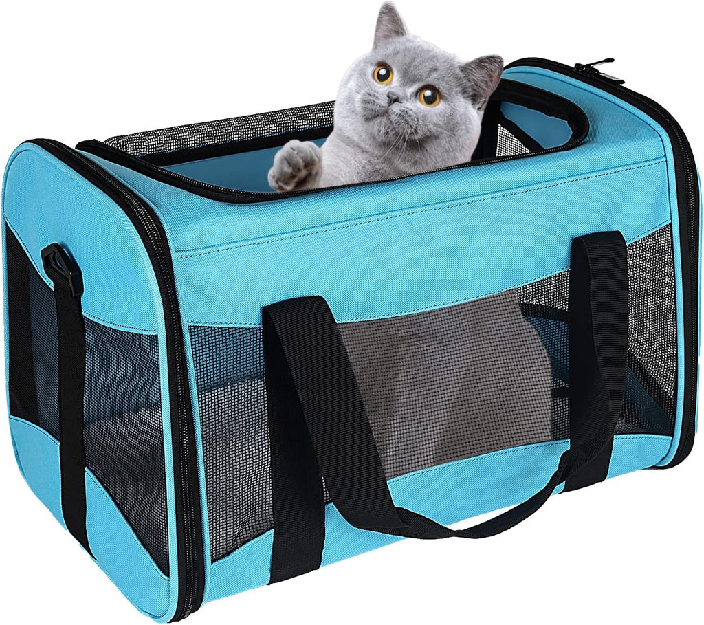 top tasta cat Carrier Large Dog Cat Carriers Puppies up to 30Lbs, Big Dog Carrier Soft Sided, Collapsible Travel Puppy C