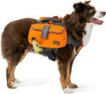 PetAmi Dog Backpack for Medium Large Dogs, Hiking Saddle Bag, Orange