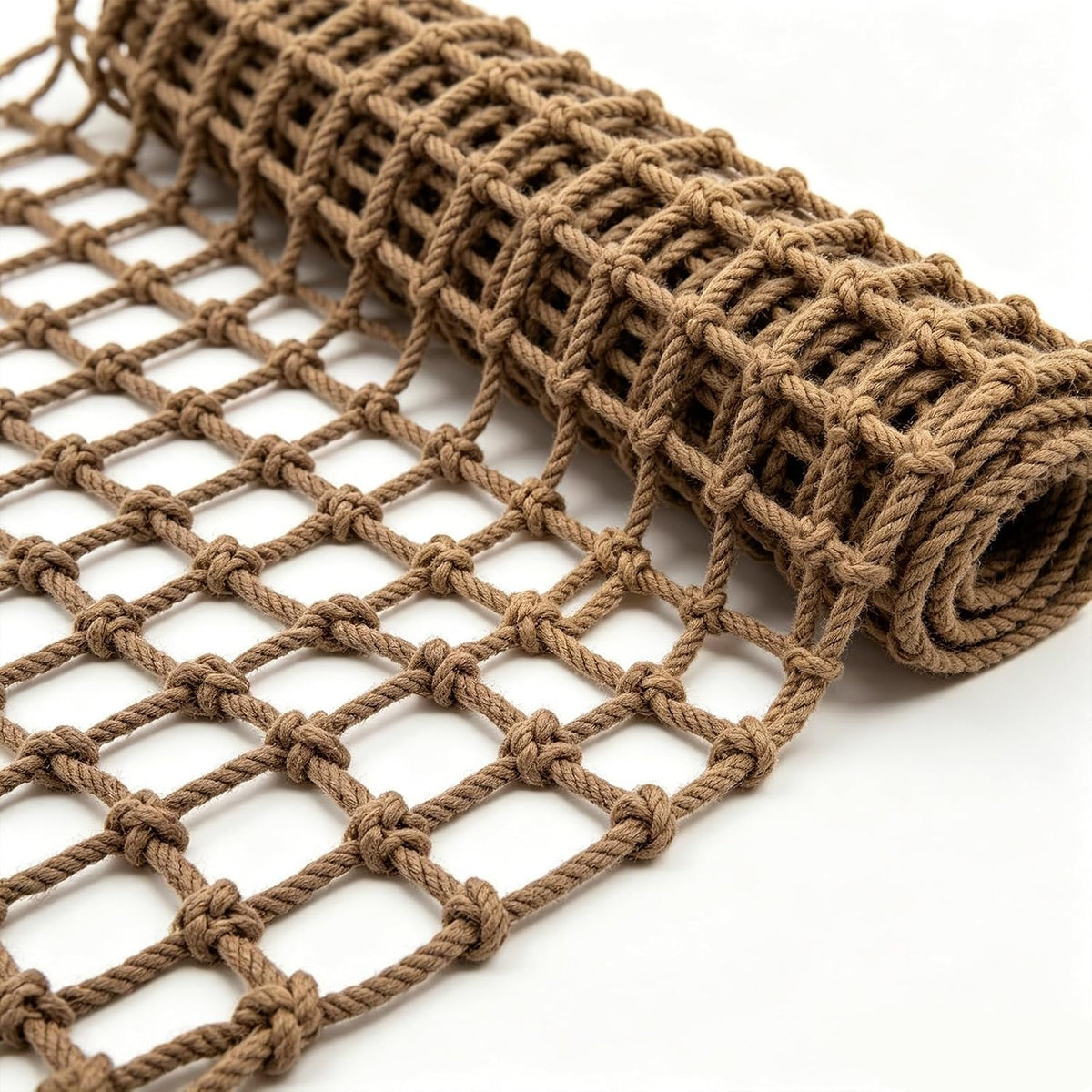 Balcony Safety Net 3x13FT, 0.4in Jute Climbing Rope Mesh for Stairs