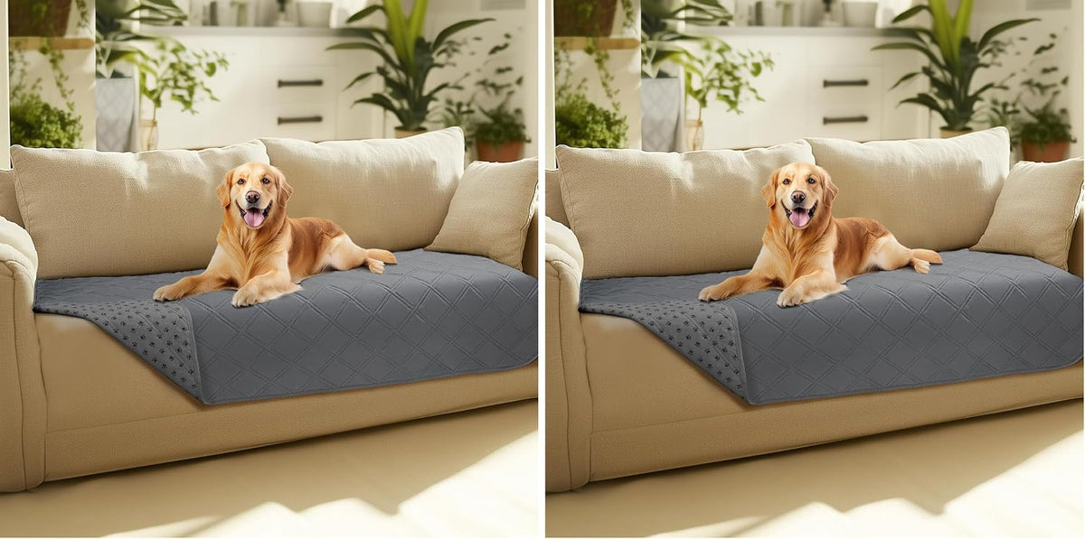 Luciphia Waterproof Couch Cover for Dogs, Non-Slip Pet Sofa Protector