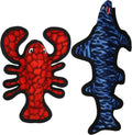 Tuffy® 2 Pack Lobster Shark Ultra Durable Plush Dog Toys