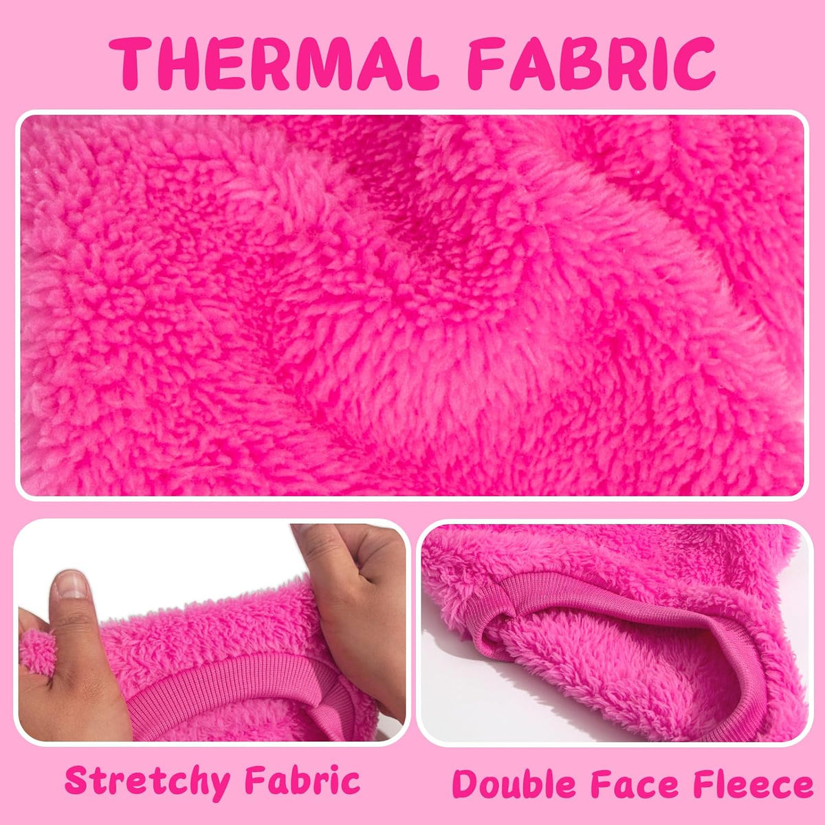 2 Pack XXS Dog Sweater, Tiny Dog Sweaters for Small Dogs Girl (1-3lb), Warm Soft Puppy Clothes for New Puppies, Cute Ext
