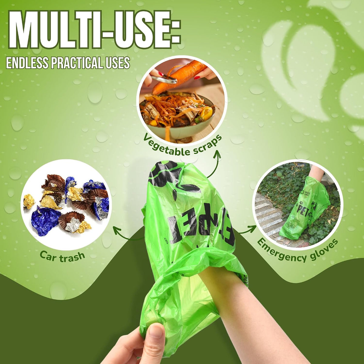 Pet N Pet Dog Poop Bags Rolls, 1080 Cnt Bulk Poop Bags for Dogs, Unscented