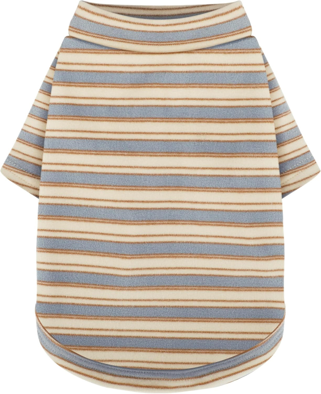 Stylish Striped Block Dog Shirt Breathable Clothes Red&Blue M