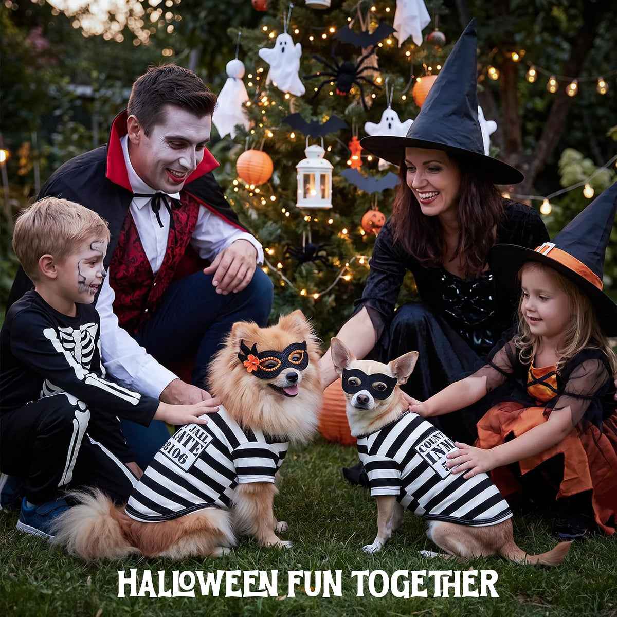Parisian Pet Dog Halloween Costume - Prisoner Halloween Costumes for Dogs