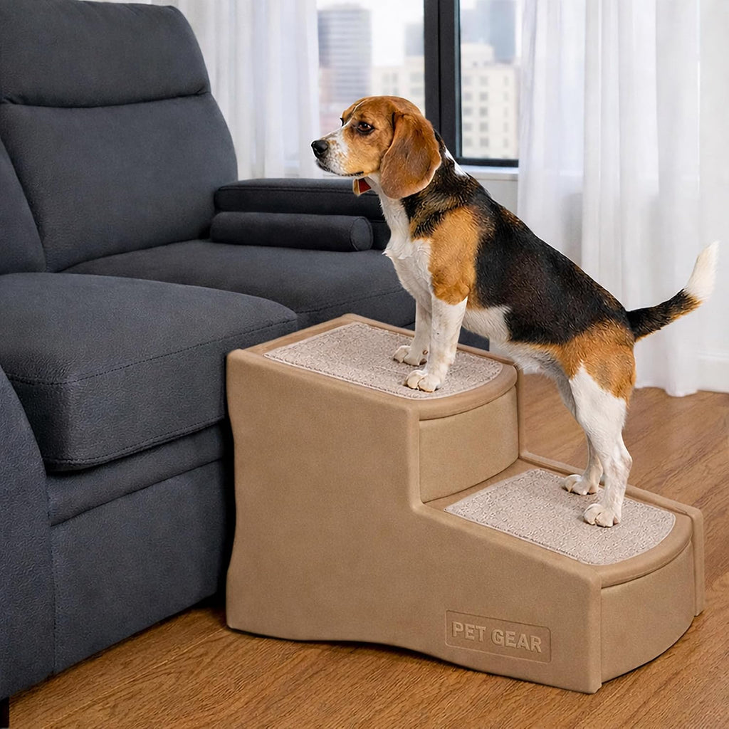 Pet Gear Easy Step II Pet Stairs, Dark Mocha, 2 Step