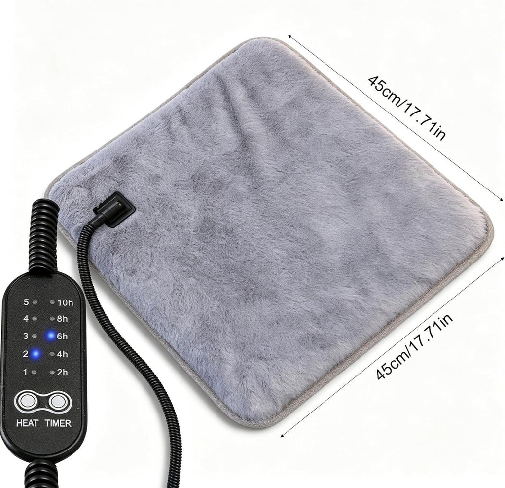 Pet Heating Pad for Cats and Dogs Soft Cat Heating Pad Heated Cats Bed