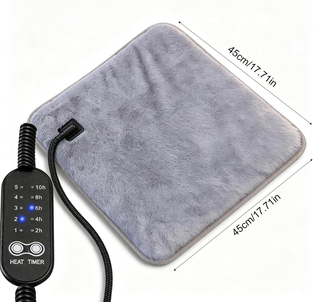 Pet Heating Pad for Cats and Dogs Soft Cat Heating Pad Heated Cats Bed