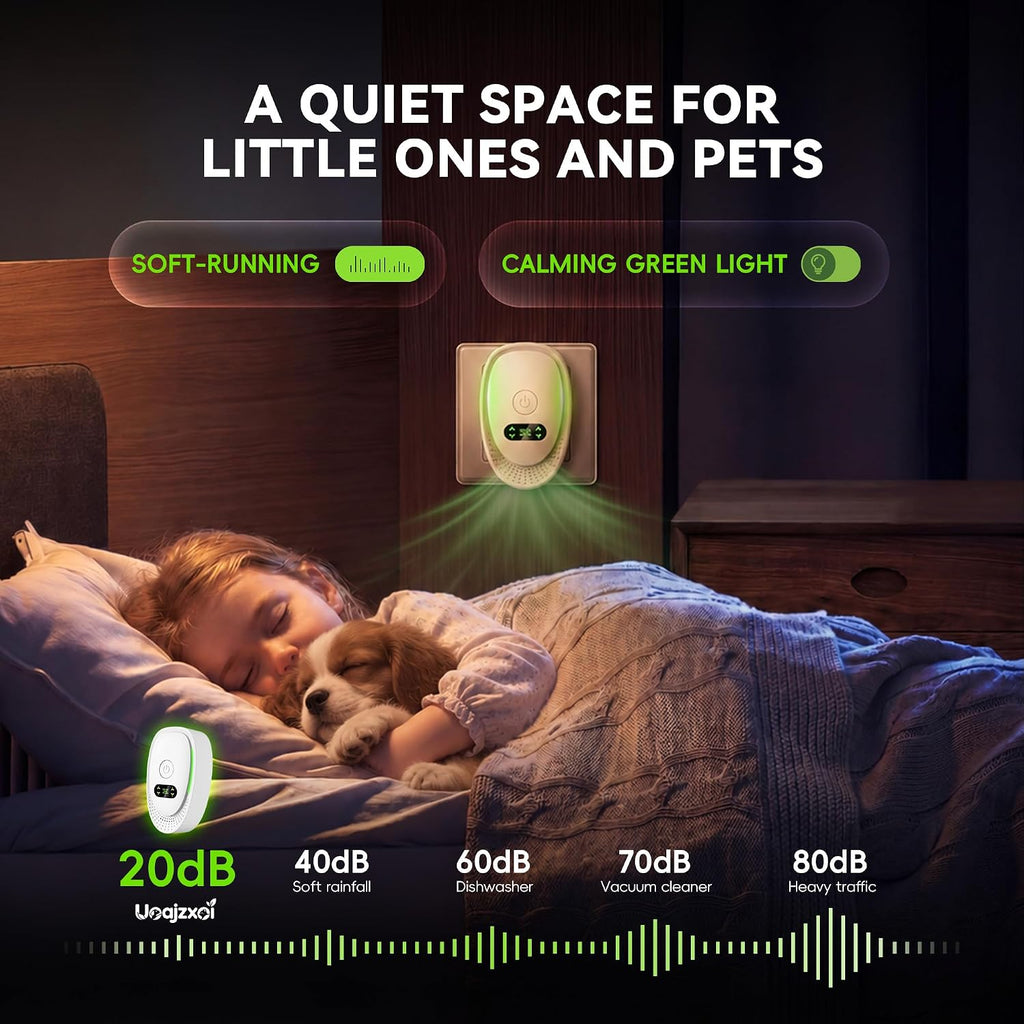 Cat Litter Deodorizer & Pet Odor Eliminator, 3 Pack Air Purifiers for Home