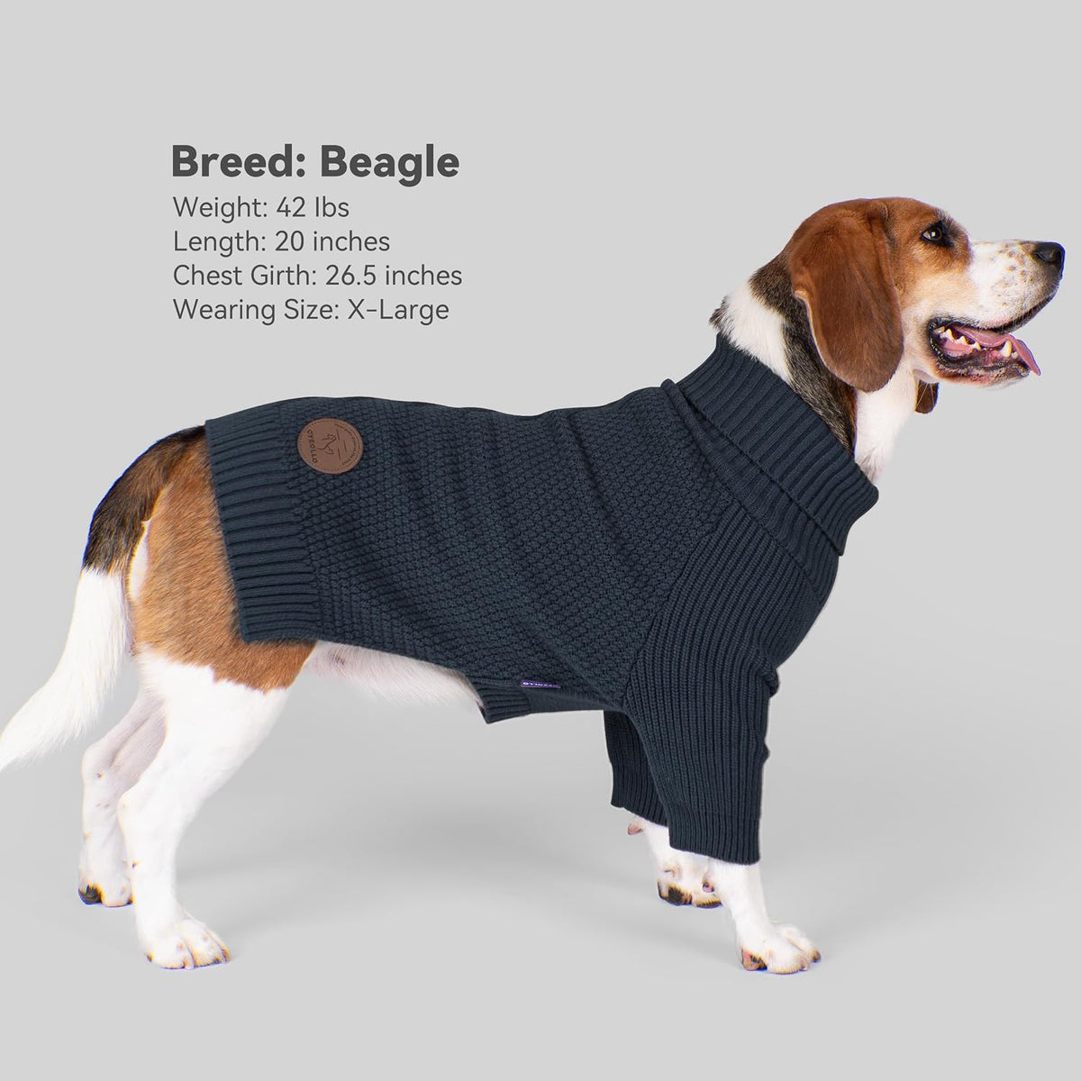 Dog Sweater Long Sleeve Warm Knit Sweaters for Small Dogs Cats Boy