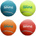 Outward Hound Squeaker Ballz Tennis Ball Dog Toy, Medium, 2.5", 4‑Pack