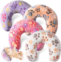 4 Pcs Cat Pillow Calming Pet Dog Neck Pillow, Paw, Medium