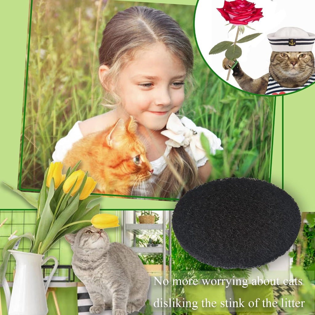 6PCS Replacement Filters for Petmate Booda Dome Cat Litter Box