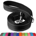 Joytale Reflective Dog Leash for Medium & Large Dogs, 6 FT x 1", Black
