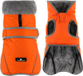 Dogcheer Dog Winter Coat, Waterproof Dog Jacket with Zipper Leash Opening