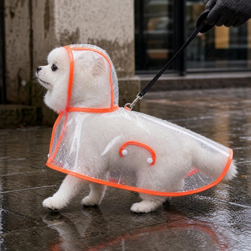 Dog Raincoat, Waterproof Dog Raincoat, M (for 3-5)