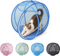 Pop Up Catio Outdoor Cat,Hamster Ball for Cats,360°Panoramic Rolling