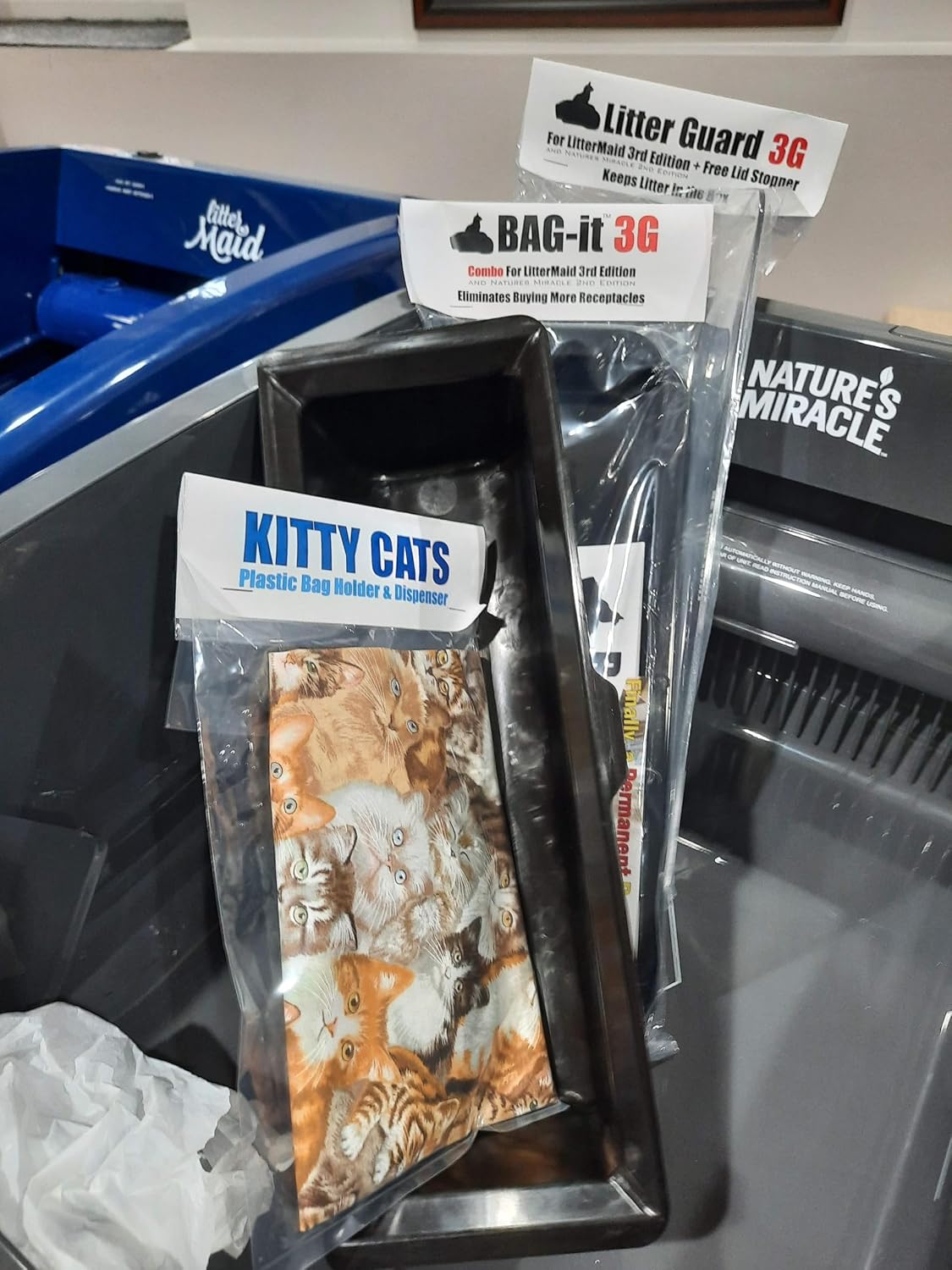 Bag-it 3G, Perma-lid and Permanent Receptacle for Natures Miracle and LitterMaid Litter Boxes (Bag-it 3G, Perma-lid and 