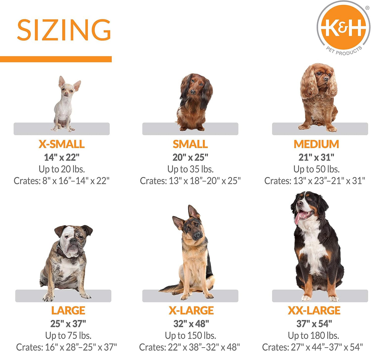 K&H PET PRODUCTS Self-Warming Crate Pad Gray Small 20 X 25 Inches