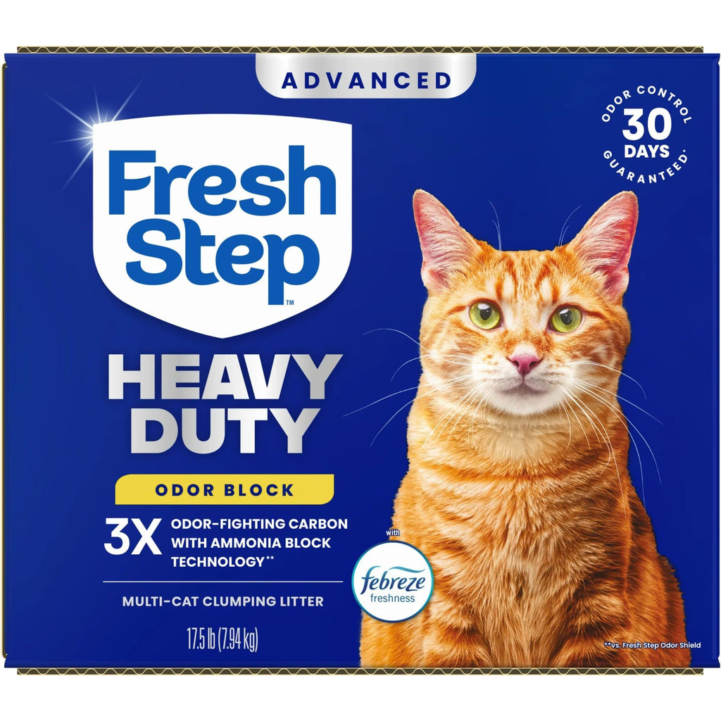 Fresh Step Advanced Heavy Duty Multi Cat Clumping Cat Litter, 17.5 lb.