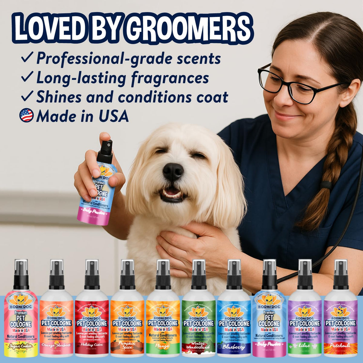 Bodhi Dog Premium Dog Cologne - Deodorizing Dog Perfume & Conditioner for Dogs & Cats - Natural Long Lasting Spray - Kee