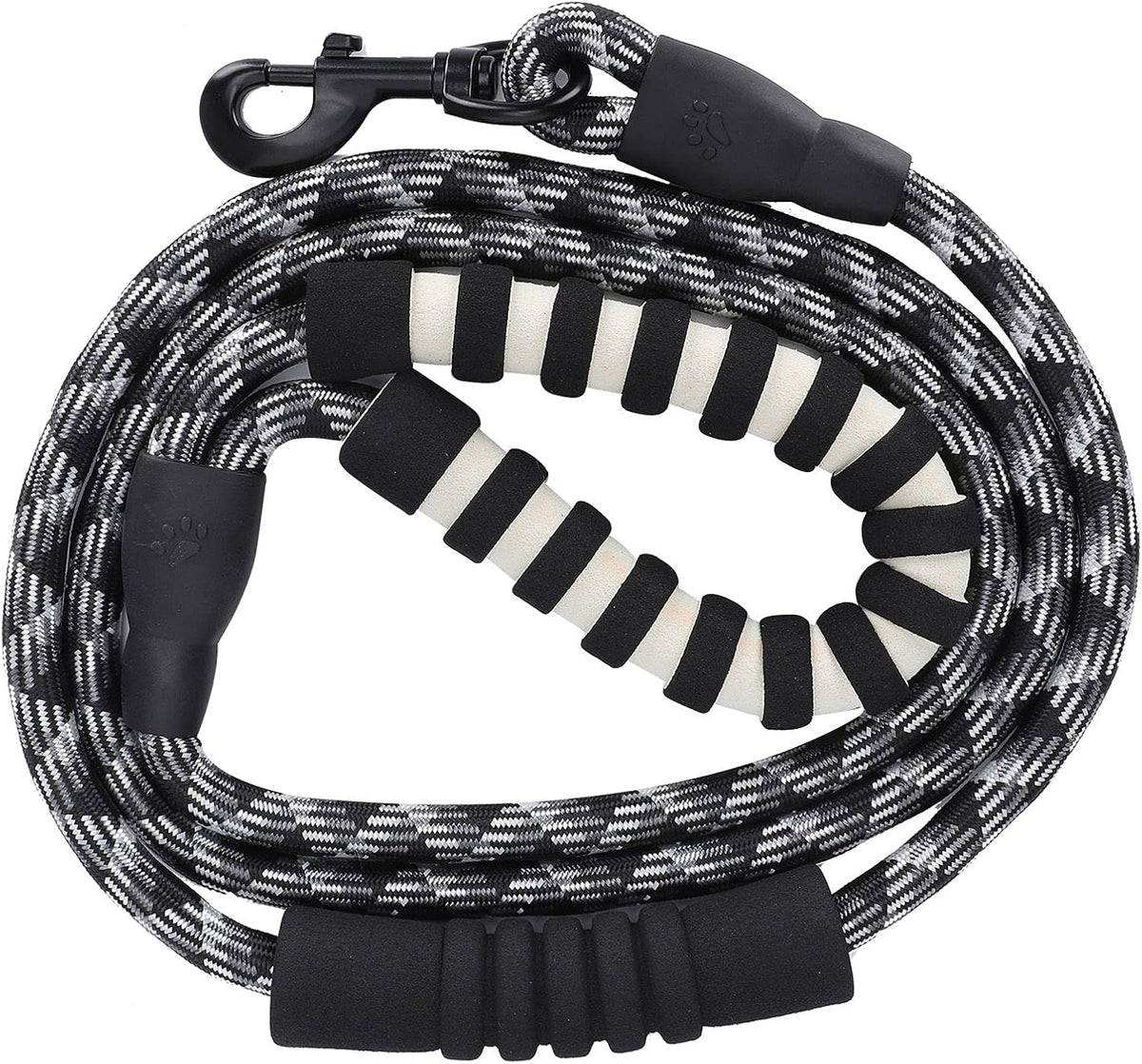 Reflective Dog Leash, Padded Handle 360 Swivel Hook for Walking