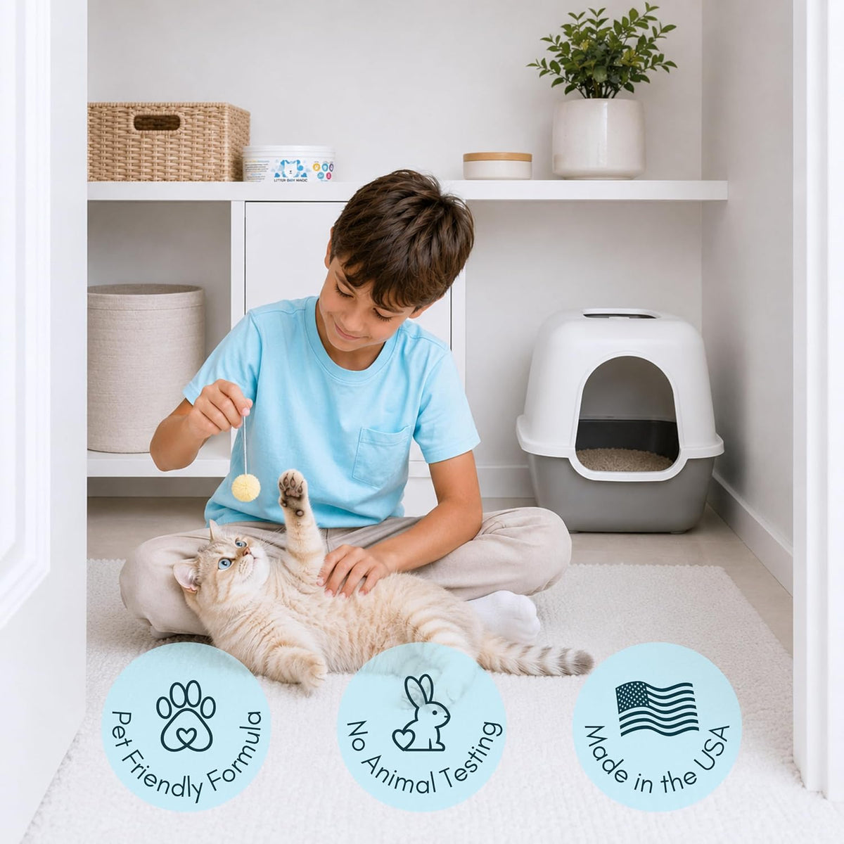 Litter Box Magic Cat Litter Deodorizer Gel, Fresh Scent, 16 Oz, Pack of 1