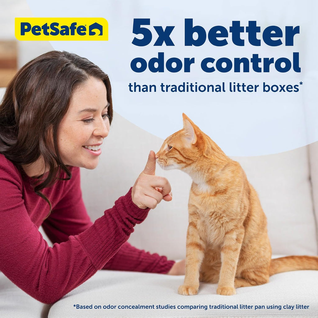 PetSafe ScoopFree Disposable Crystal Cat Litter Tray, Fresh Scent, 6-Pack