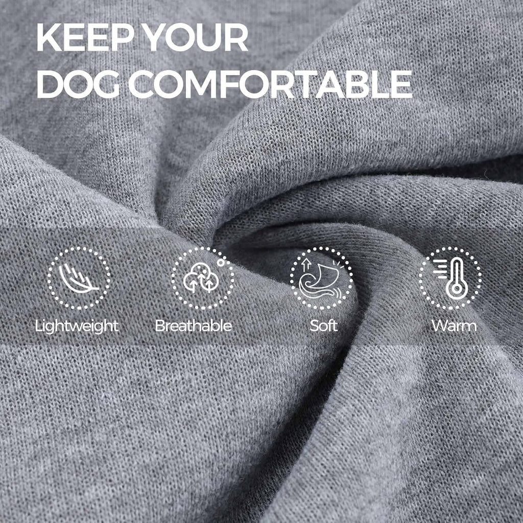 2 Pack Dog Sweaters for Large Dogs, Dog Hoodie Clothes Apparel Sweatshirt
