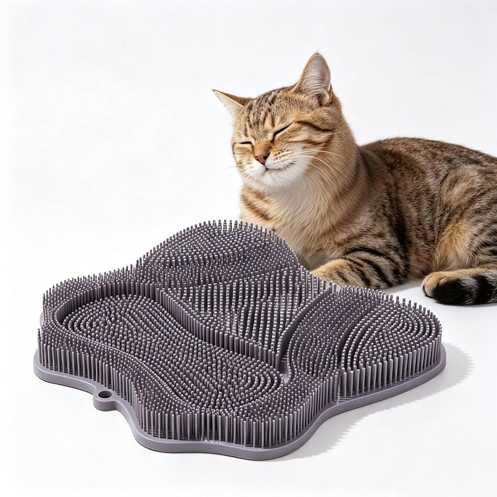 Silicone Pet Massage Mat Self-Grooming Brush for Cats and Dogs