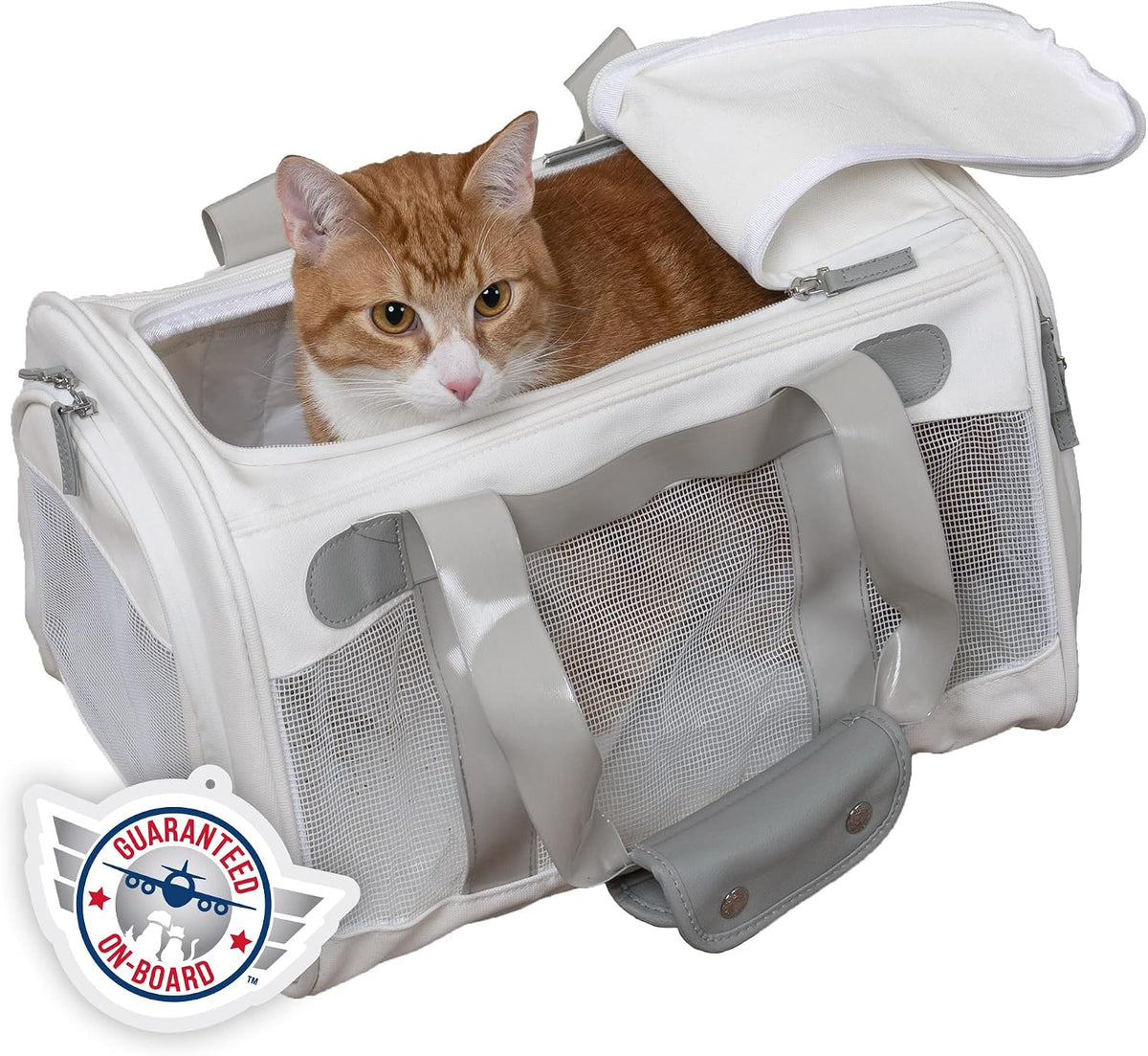 Sherpa Delta Airlines Travel Pet Carrier, Airline Approved & Guaranteed On Board - Black, Medium