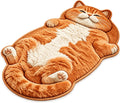 Cozy Sleeping Cat Floor Rug Plush Door Mat，#D：60 * 90cm