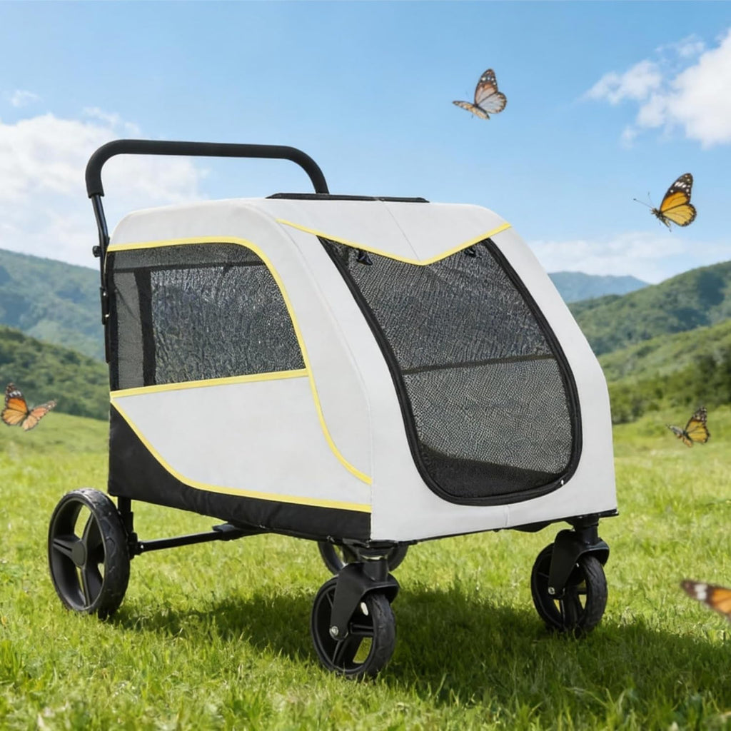 Heavy-Duty All-Terrain Dog Stroller for Large & Senior Dogs