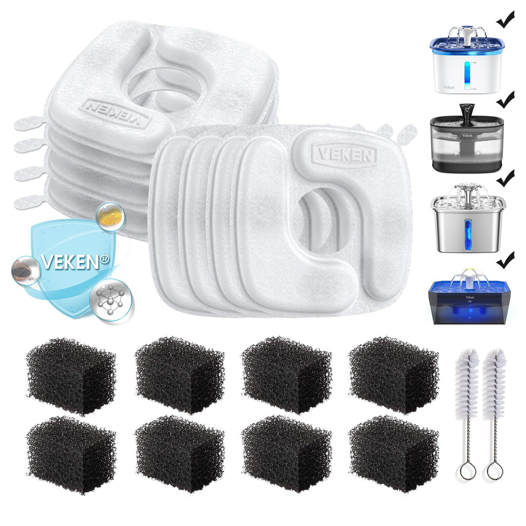 Pawfinch Fountain Starter Kit – 95oz Fountain + 8 Filter Pack