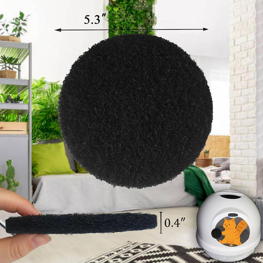 6PCS Replacement Filters for Petmate Booda Dome Cat Litter Box