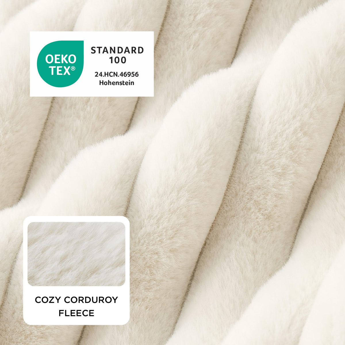 Bedsure ComfyFleece® Cute Dog Bed for Small Medium Dogs Washable,25in Cream