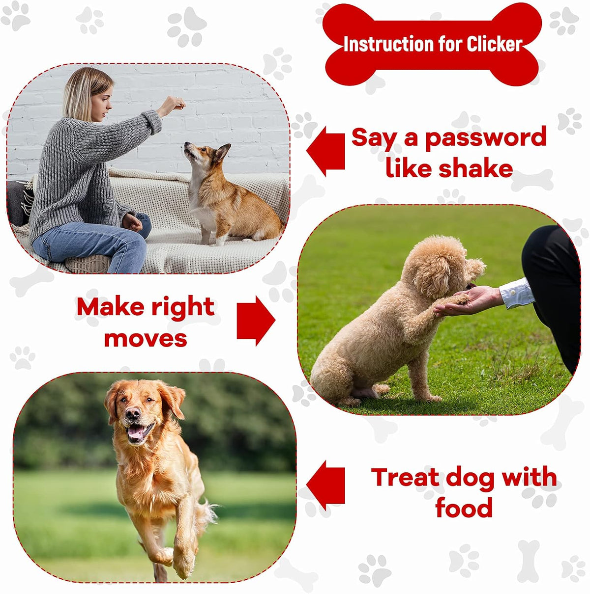 Frienda 18 Pcs Dog Training Clicker with Wrist Strap for Pets, Multicolor